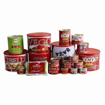 Hot vendre de la pâte de tomate en conserve-70g-4500g fabricants